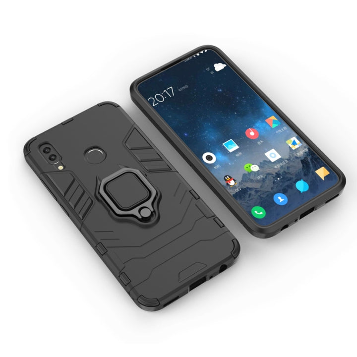 PC + TPU Shockproof Protective Case for Huawei P Smart (2019), with Magnetic Ring Holder, For Huawei P Smart (2019)