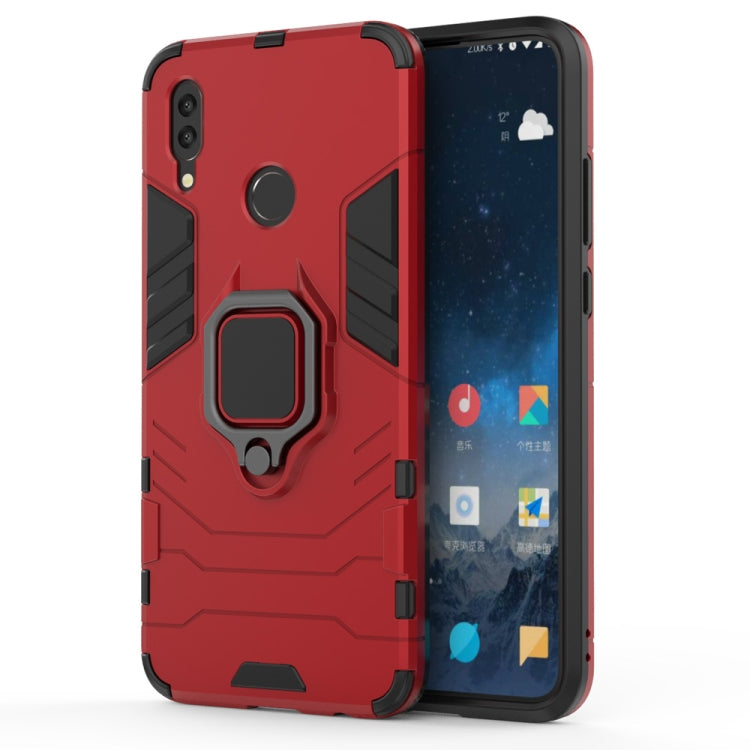 PC + TPU Shockproof Protective Case for Huawei P Smart (2019), with Magnetic Ring Holder, For Huawei P Smart (2019)