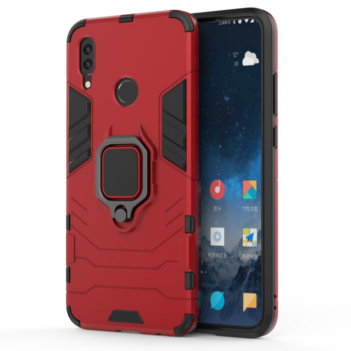 PC + TPU Shockproof Protective Case for Huawei P Smart (2019), with Magnetic Ring Holder, For Huawei P Smart (2019)