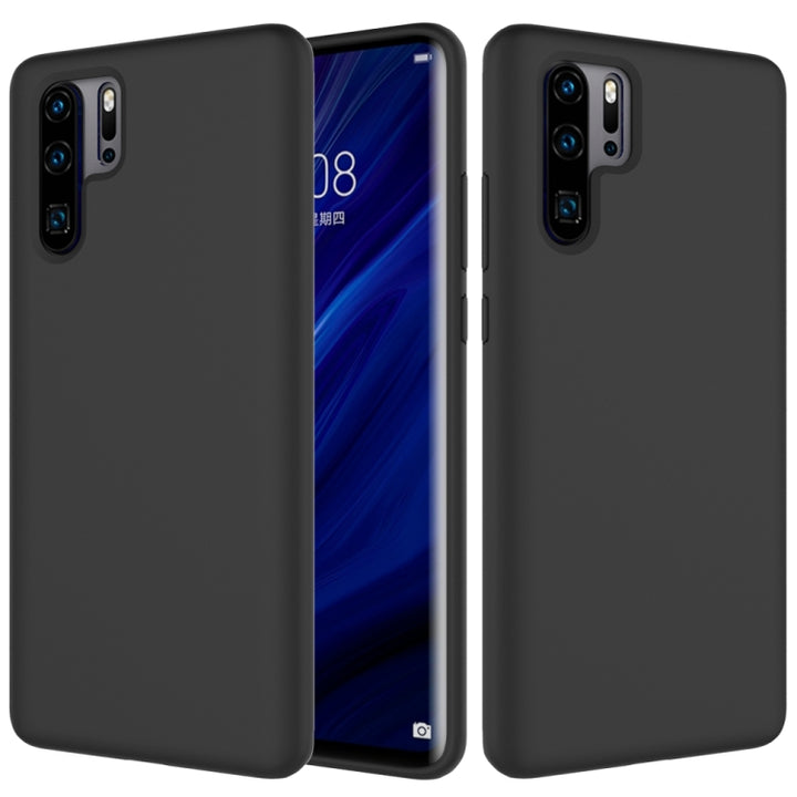 Solid Color Liquid Silicone Shockproof Full Coverage Case for Huawei P30 Pro