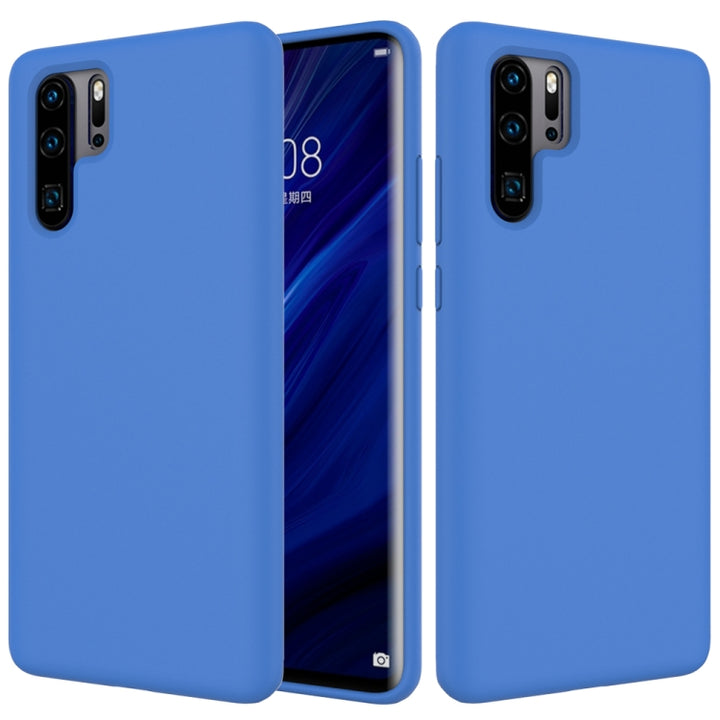 Solid Color Liquid Silicone Shockproof Full Coverage Case for Huawei P30 Pro