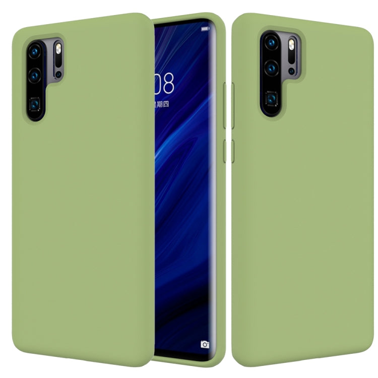 Solid Color Liquid Silicone Shockproof Full Coverage Case for Huawei P30 Pro