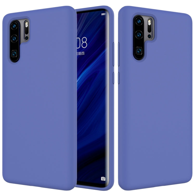 Solid Color Liquid Silicone Shockproof Full Coverage Case for Huawei P30 Pro