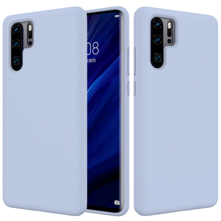 Solid Color Liquid Silicone Shockproof Full Coverage Case for Huawei P30 Pro