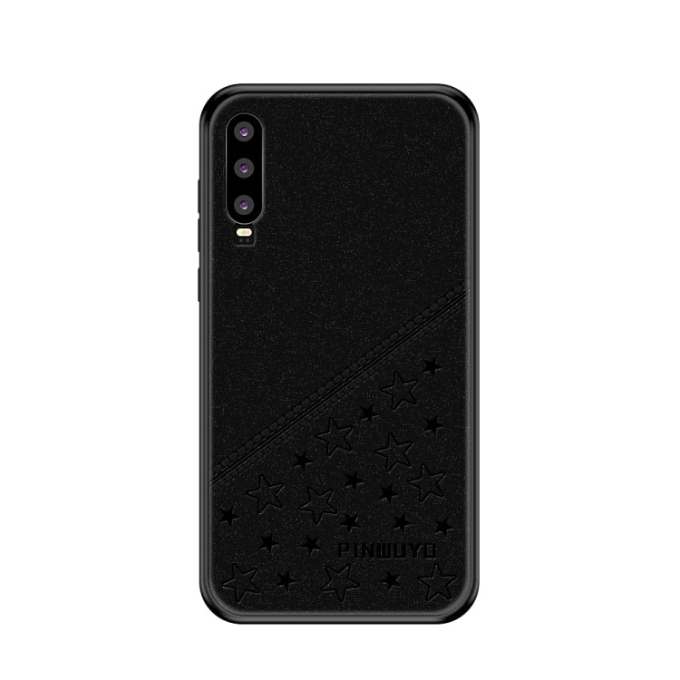 PINWUYO Full Coverage Waterproof Shockproof PC+TPU+PU Case for Huawei P30, Huawei P30