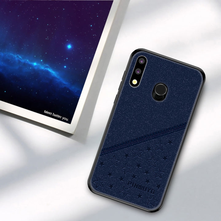 PINWUYO Full Coverage Waterproof Shockproof PC+TPU+PU Case for Huawei P30 Lite, Huawei P30 Lite