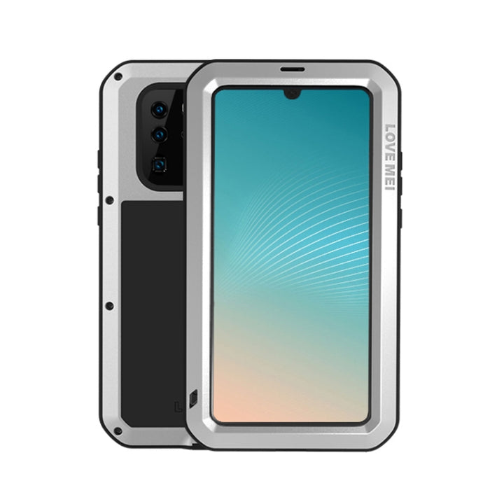 LOVE MEI Powerful Dustproof Shockproof Splashproof Metal + Silicone Combination Case for Huawei P30 Pro, Huawei P30 Pro