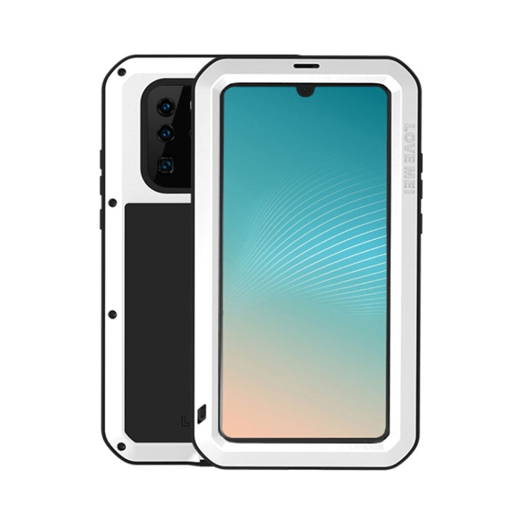 LOVE MEI Powerful Dustproof Shockproof Splashproof Metal + Silicone Combination Case for Huawei P30 Pro, Huawei P30 Pro