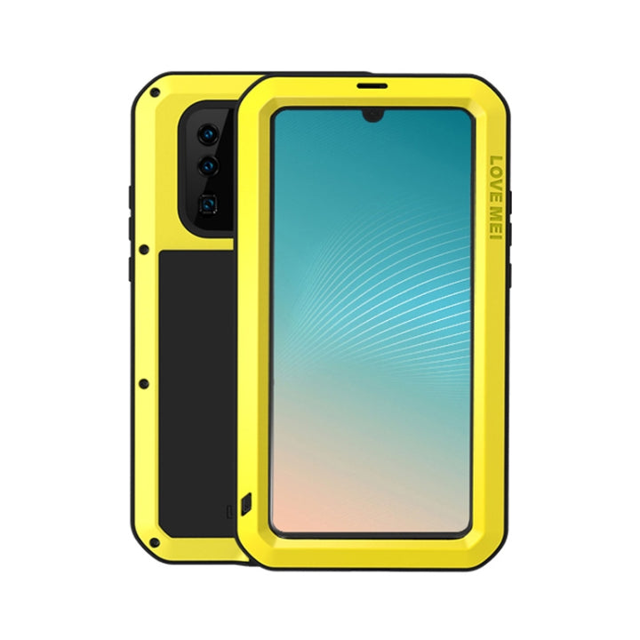 LOVE MEI Powerful Dustproof Shockproof Splashproof Metal + Silicone Combination Case for Huawei P30 Pro, Huawei P30 Pro