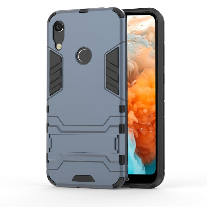 Shockproof PC + TPU Case for Huawei Y6 (2019), with Holder, For Huawei  Y6 (2019), For Huawei Y6 (2019)