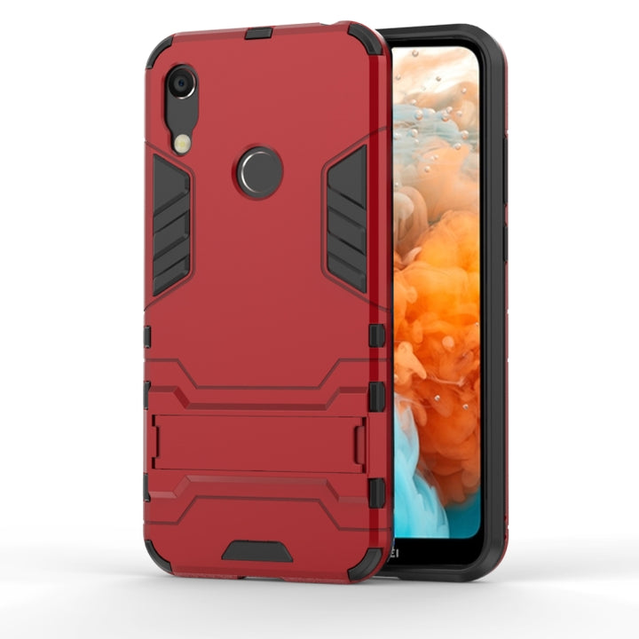 Shockproof PC + TPU Case for Huawei Y6 (2019), with Holder, For Huawei  Y6 (2019), For Huawei Y6 (2019)