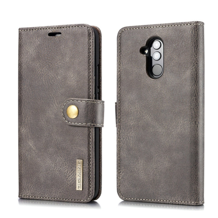 DG.MING Crazy Horse Texture Flip Detachable Magnetic Leather Case for Huawei Mate 20 Lite / Maimang 7, with Holder & Card Slots & Wallet, Huawei Mate 20 Lite / Maimang 7