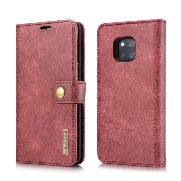 DG.MING Crazy Horse Texture Flip Detachable Magnetic Leather Case for Huawei Mate 20 Pro, with Holder & Card Slots & Wallet, Huawei Mate 20 Pro