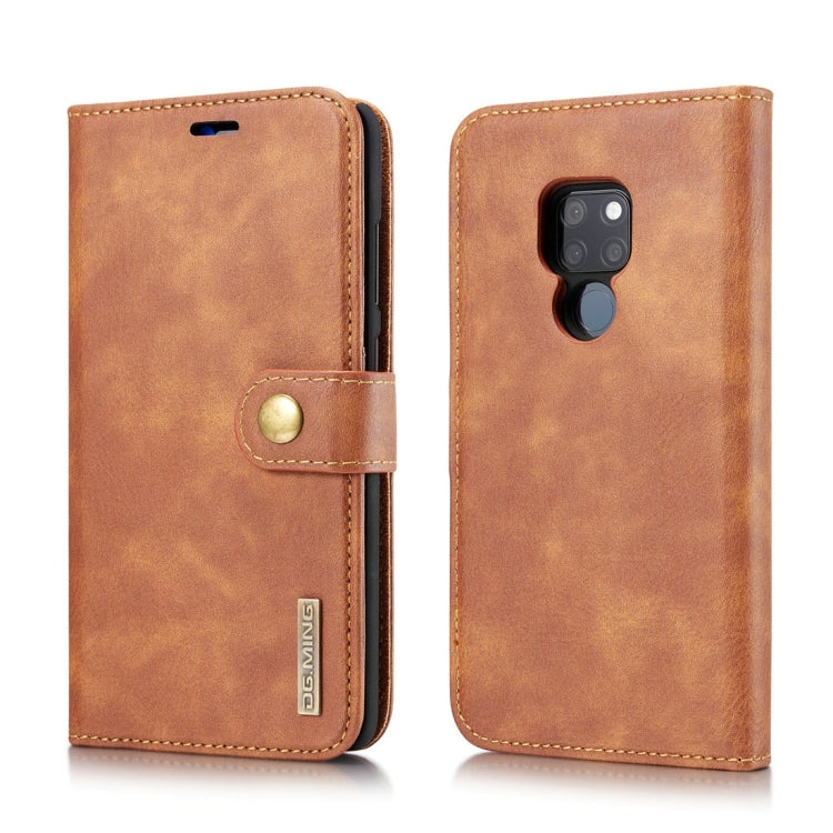 DG.MING Crazy Horse Texture Flip Detachable Magnetic Leather Case for Huawei Mate 20, with Holder & Card Slots & Wallet, Huawei Mate 20