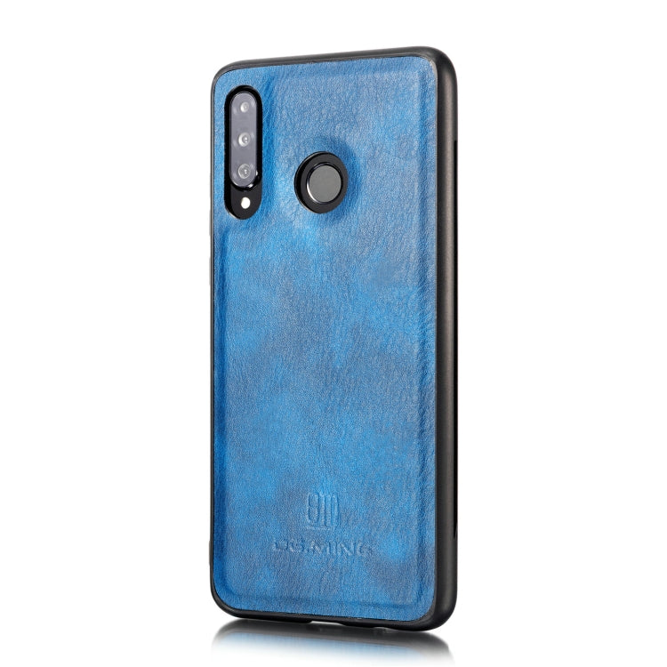 DG.MING Crazy Horse Texture Flip Detachable Magnetic Leather Case for Huawei P30 Lite, with Holder & Card Slots & Wallet, For Huawei P30 Lite, Huawei P30 Lite