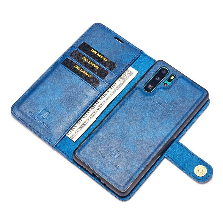 DG.MING Crazy Horse Texture Flip Detachable Magnetic Leather Case for Huawei P30 Pro, with Holder & Card Slots & Wallet, For Huawei P30 Pro, Huawei P30 Pro