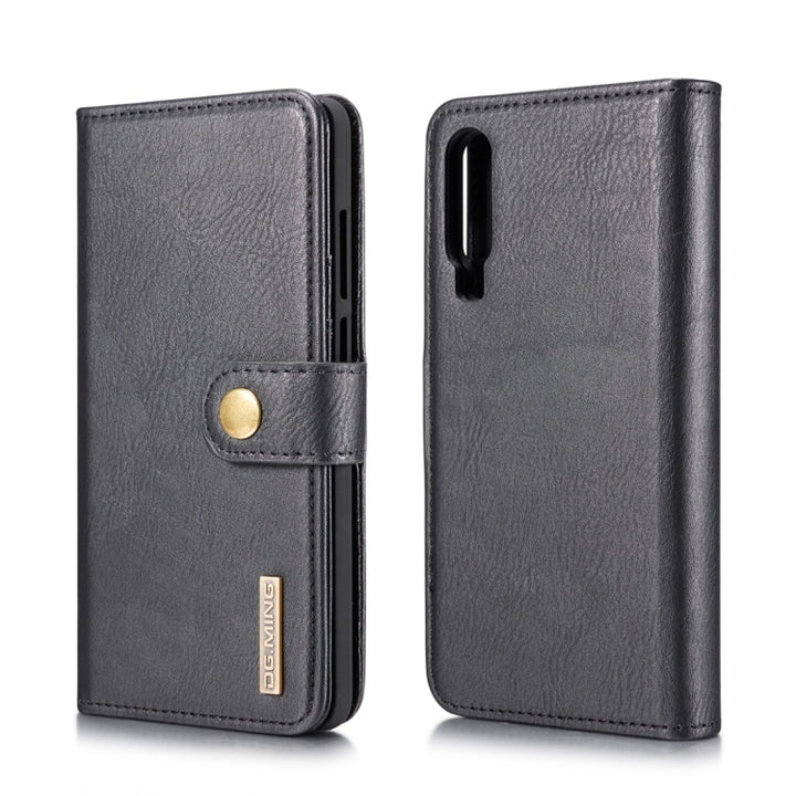 DG.MING Crazy Horse Texture Flip Detachable Magnetic Leather Case for Huawei P30, with Holder & Card Slots & Wallet, For Huawei P30, Huawei P30