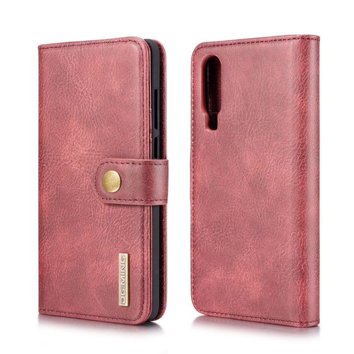 DG.MING Crazy Horse Texture Flip Detachable Magnetic Leather Case for Huawei P30, with Holder & Card Slots & Wallet, For Huawei P30, Huawei P30