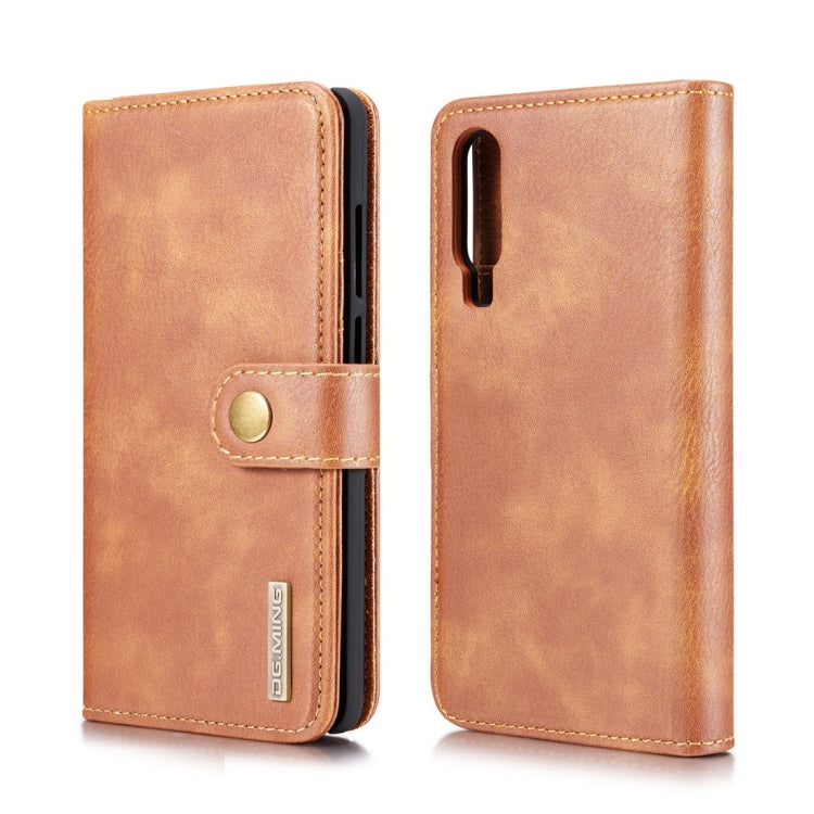 DG.MING Crazy Horse Texture Flip Detachable Magnetic Leather Case for Huawei P30, with Holder & Card Slots & Wallet, For Huawei P30, Huawei P30