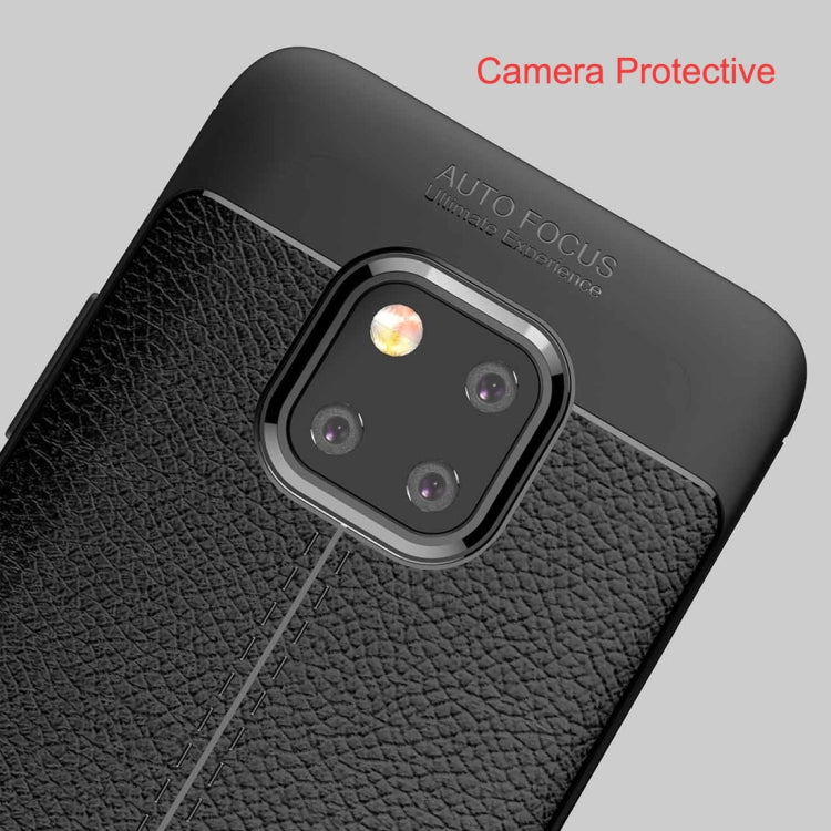 Litchi Texture TPU Shockproof Case for Huawei Mate 20 Pro, For Huawei Mate 20 Pro, Huawei Mate 20 Pro, For Mate 20 Pro