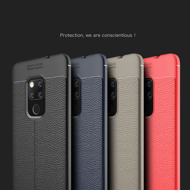 Litchi Texture TPU Shockproof Case for Huawei Mate 20, For Huawei Mate 20, Huawei Mate 20, For Mate 20