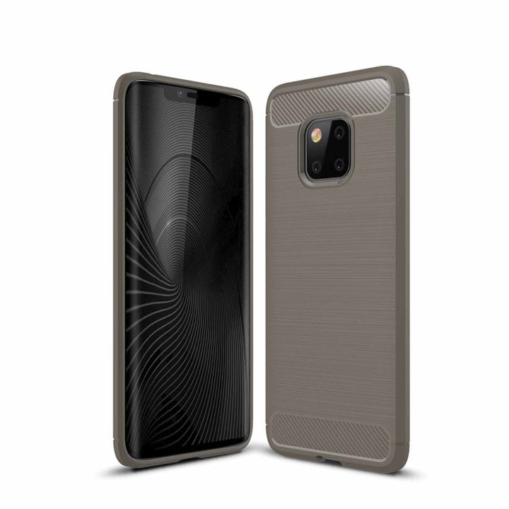 Brushed Texture Carbon Fiber Shockproof TPU Case for Huawei Mate 20 Pro, For Mate 20 Pro, For Huawei Mate 20 Pro