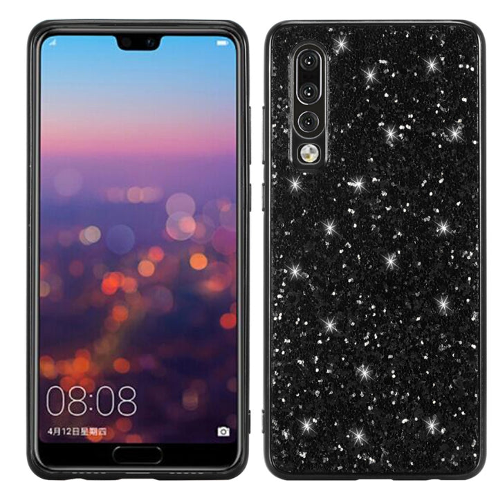 Glitter Powder Shockproof TPU Case for Huawei P30, For Huawei P30