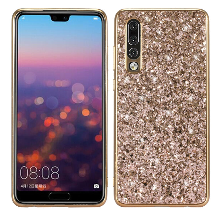 Glitter Powder Shockproof TPU Case for Huawei P30, For Huawei P30