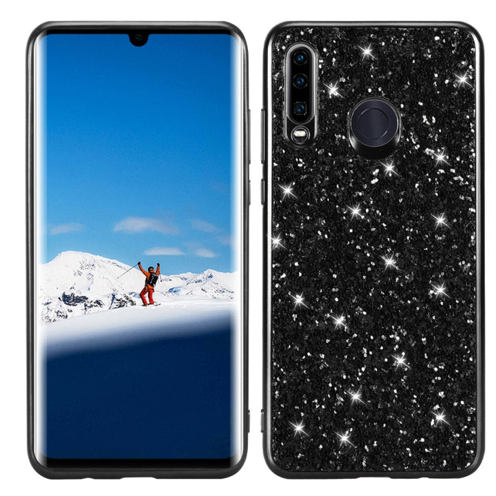 Glitter Powder Shockproof TPU Case for Huawei P30 Lite / nova 4e, For Huawei P30 Lite / nova 4e