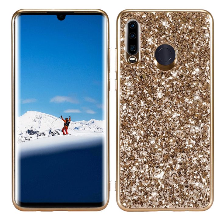 Glitter Powder Shockproof TPU Case for Huawei P30 Lite / nova 4e, For Huawei P30 Lite / nova 4e