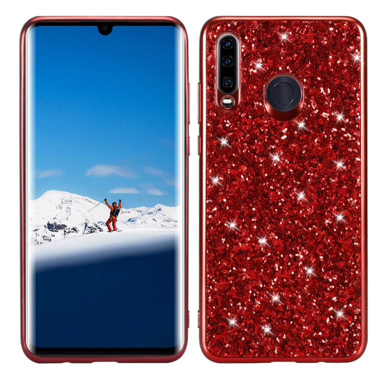 Glitter Powder Shockproof TPU Case for Huawei P30 Lite / nova 4e, For Huawei P30 Lite / nova 4e