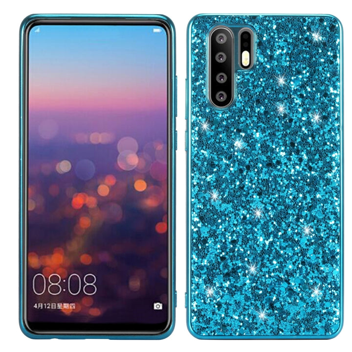 Glitter Powder Shockproof TPU Case for Huawei P30 Pro, For Huawei P30 Pro