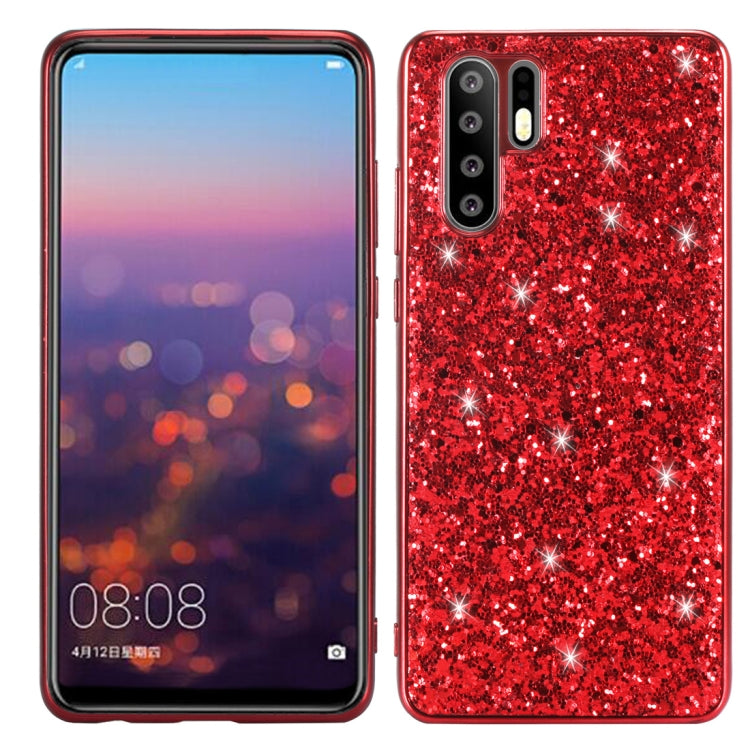 Glitter Powder Shockproof TPU Case for Huawei P30 Pro, For Huawei P30 Pro