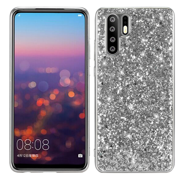 Glitter Powder Shockproof TPU Case for Huawei P30 Pro, For Huawei P30 Pro