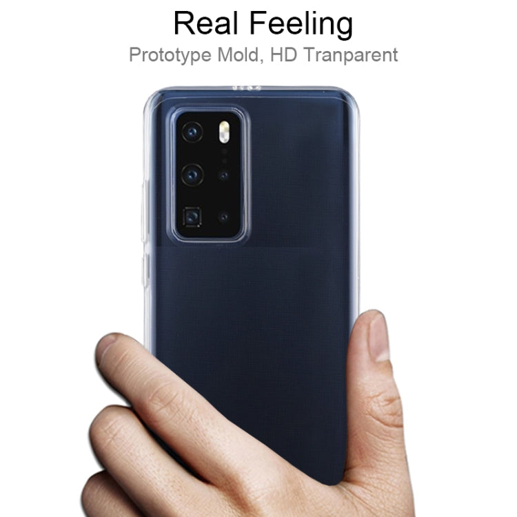 For Huawei P40 Pro 0.75mm Ultrathin Transparent TPU Soft Protective Case, For Huawei P40 Pro