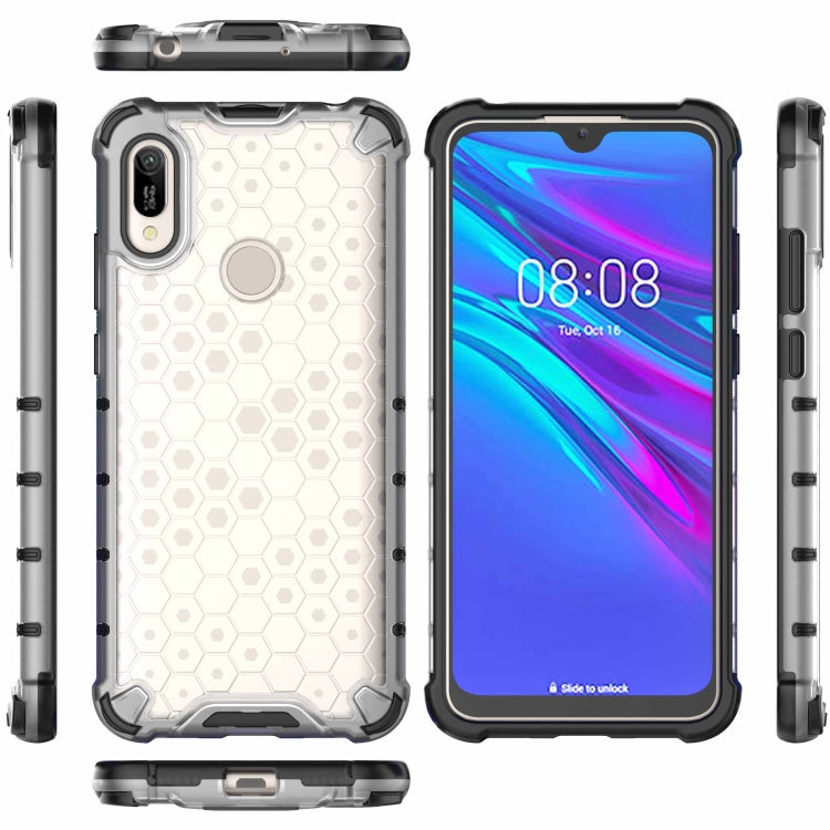 Honeycomb Shockproof PC + TPU Case for Huawei Y6(2019), For Huawei Y6(2019)