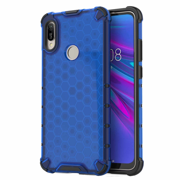 Honeycomb Shockproof PC + TPU Case for Huawei Y6(2019), For Huawei Y6(2019)