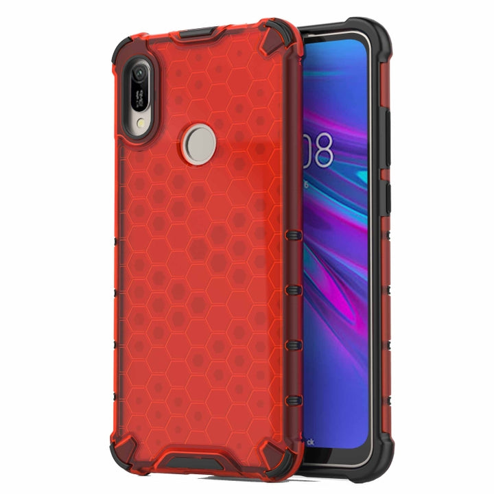 Honeycomb Shockproof PC + TPU Case for Huawei Y6(2019), For Huawei Y6(2019)