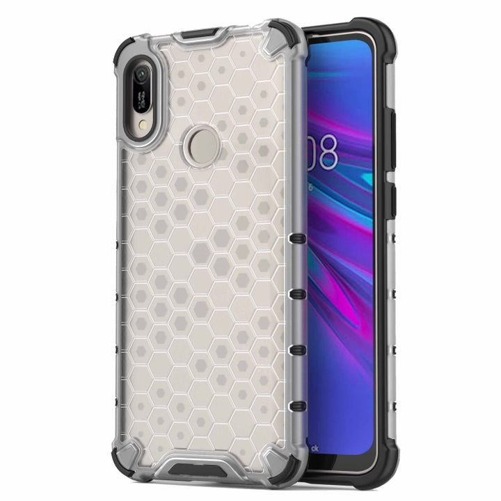 Honeycomb Shockproof PC + TPU Case for Huawei Y6(2019), For Huawei Y6(2019)