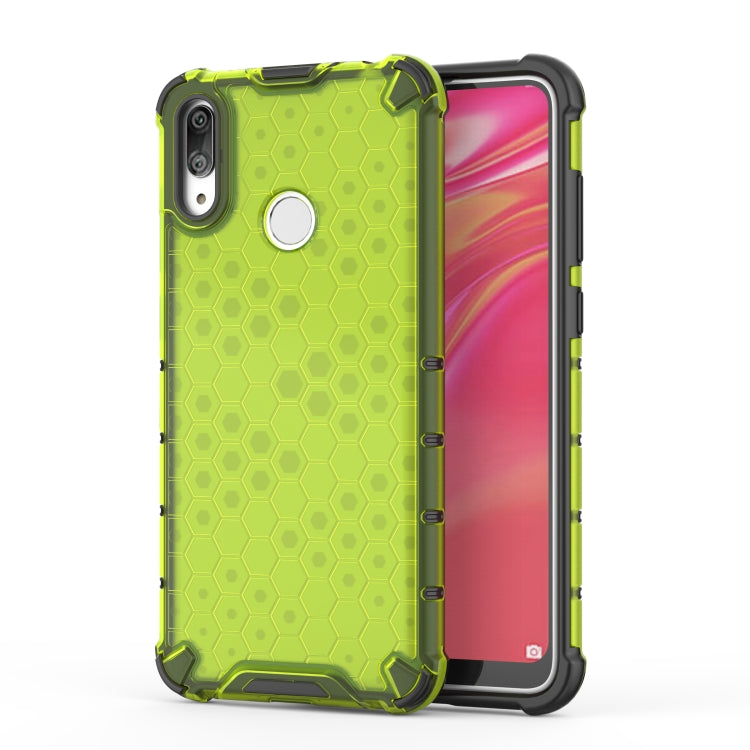 Honeycomb Shockproof PC + TPU Case for Huawei Y7(2019), For Huawei Y7(2019)