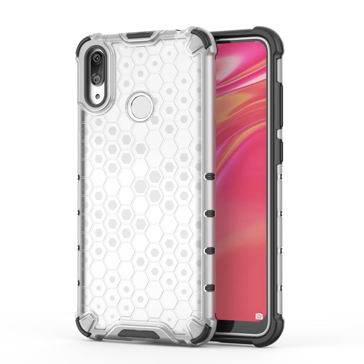 Honeycomb Shockproof PC + TPU Case for Huawei Y7(2019), For Huawei Y7(2019)