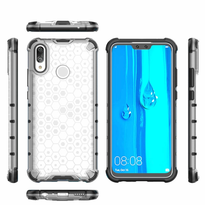 Honeycomb Shockproof PC + TPU Case for Huawei Y9 (2019), For Huawei Y9 (2019)