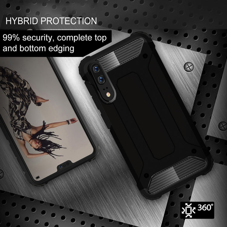 For Huawei  P20 Full-body Rugged TPU + PC Combination Back Cover Case , For Huawei P20, Huawei P20