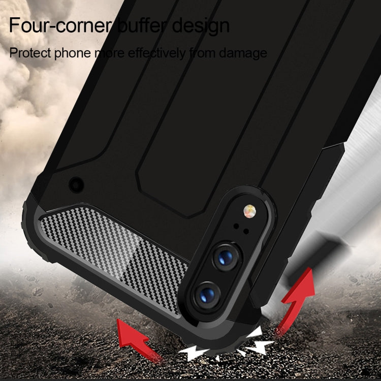 For Huawei  P20 Full-body Rugged TPU + PC Combination Back Cover Case , For Huawei P20, Huawei P20