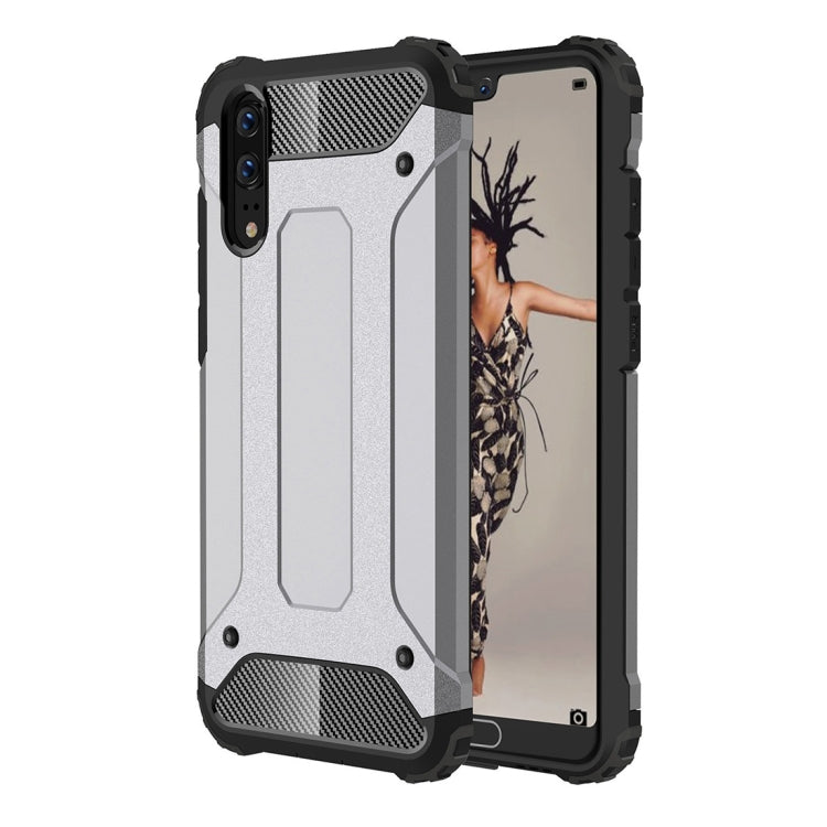 For Huawei  P20 Full-body Rugged TPU + PC Combination Back Cover Case , For Huawei P20, Huawei P20