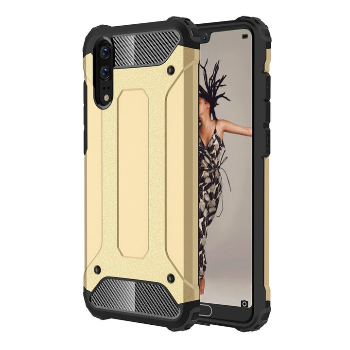 For Huawei  P20 Full-body Rugged TPU + PC Combination Back Cover Case , For Huawei P20, Huawei P20