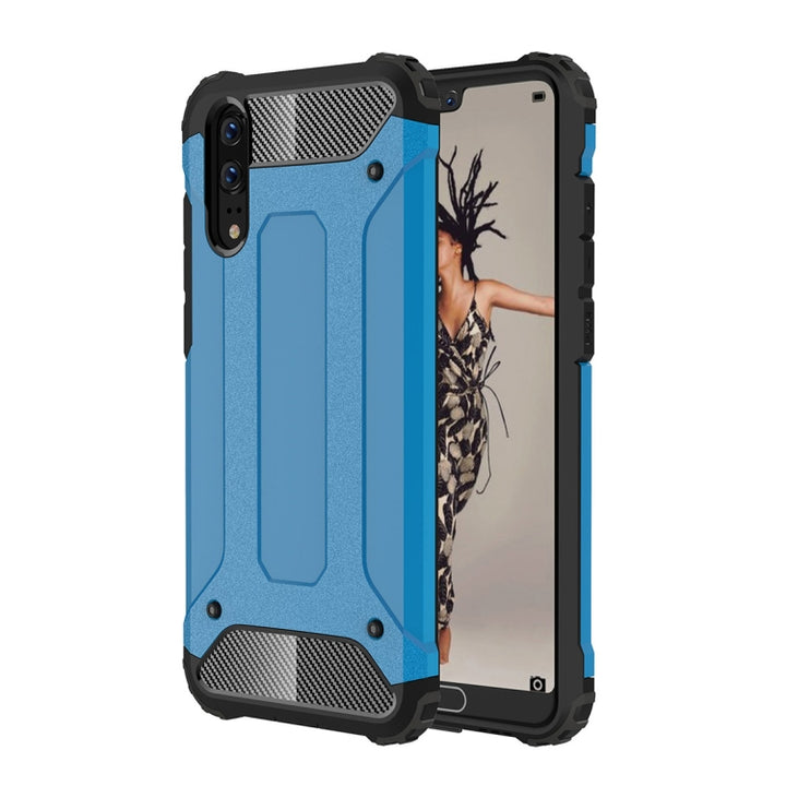 For Huawei  P20 Full-body Rugged TPU + PC Combination Back Cover Case , For Huawei P20, Huawei P20