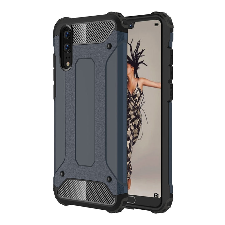 For Huawei  P20 Full-body Rugged TPU + PC Combination Back Cover Case , For Huawei P20, Huawei P20