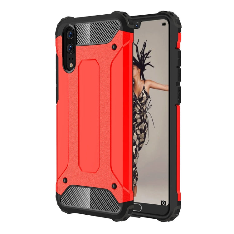 For Huawei  P20 Full-body Rugged TPU + PC Combination Back Cover Case , For Huawei P20, Huawei P20