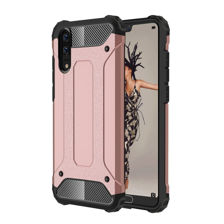 For Huawei  P20 Full-body Rugged TPU + PC Combination Back Cover Case , For Huawei P20, Huawei P20